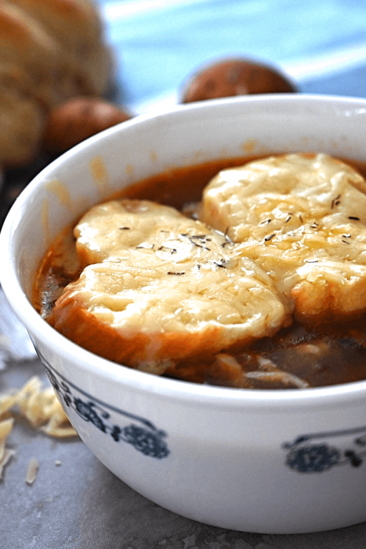 The Best Vegetarian French Onion Soup
